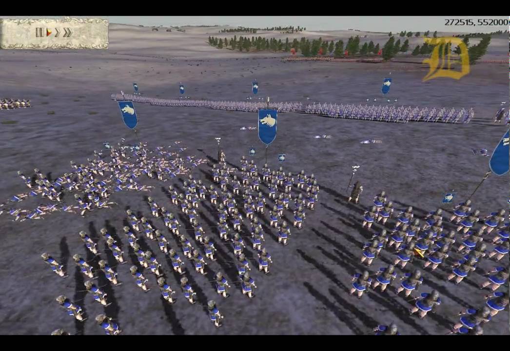 Rome Total War: Online Battle #2 - Rome vs. Rome 【HD】