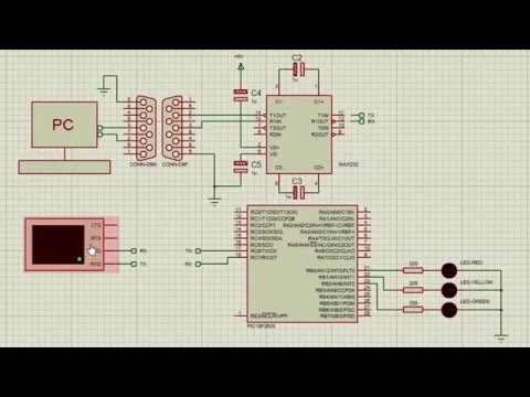 22- RS232 Serial Communication | mikroC Pro for PIC Tutorial