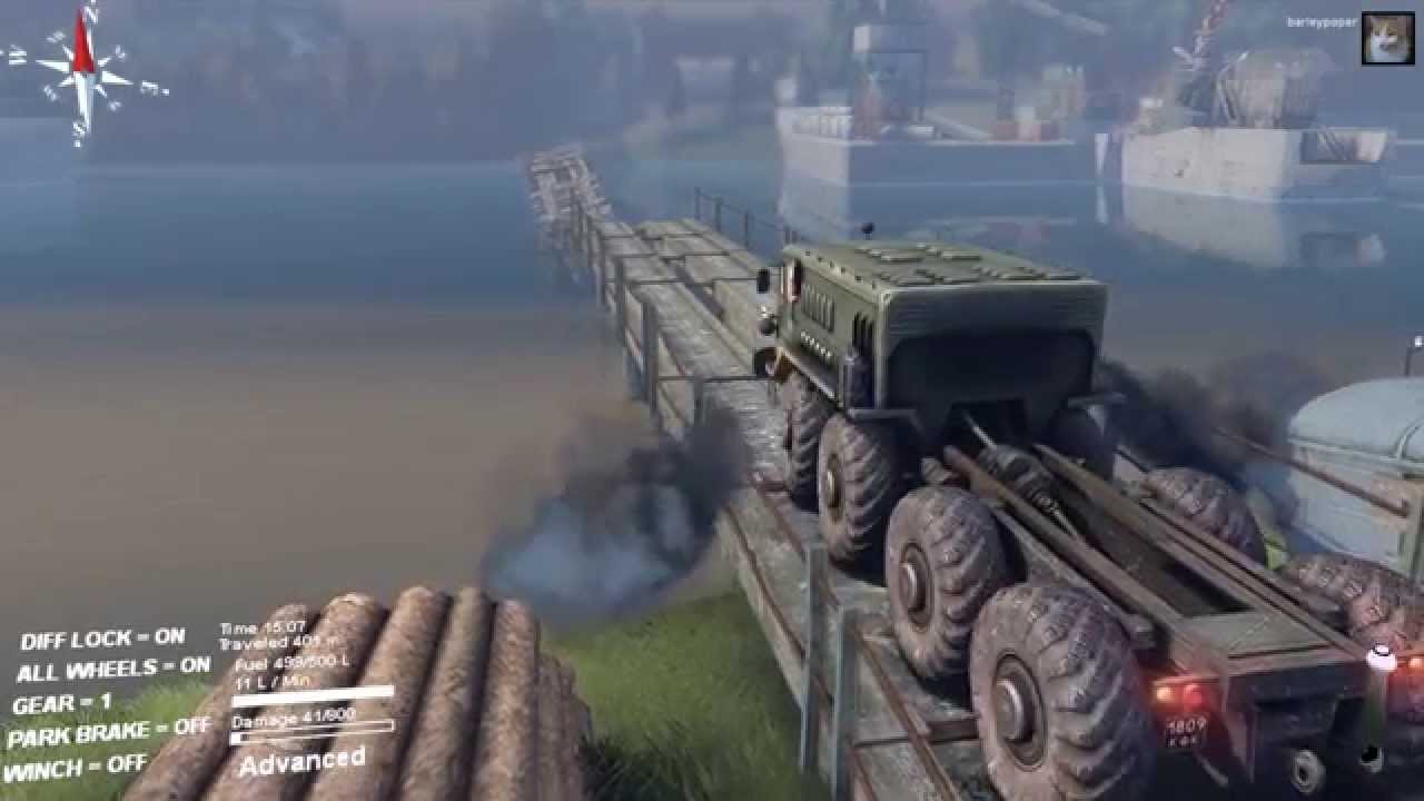 Spintires Will I Make It.  This is on the Selhoz map
