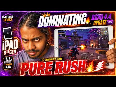 How I'm Dominating BGMI 4.4 Update on iPad 9th Gen (Pure Rush)