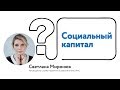 Светлана Миронюк | Социальный капитал