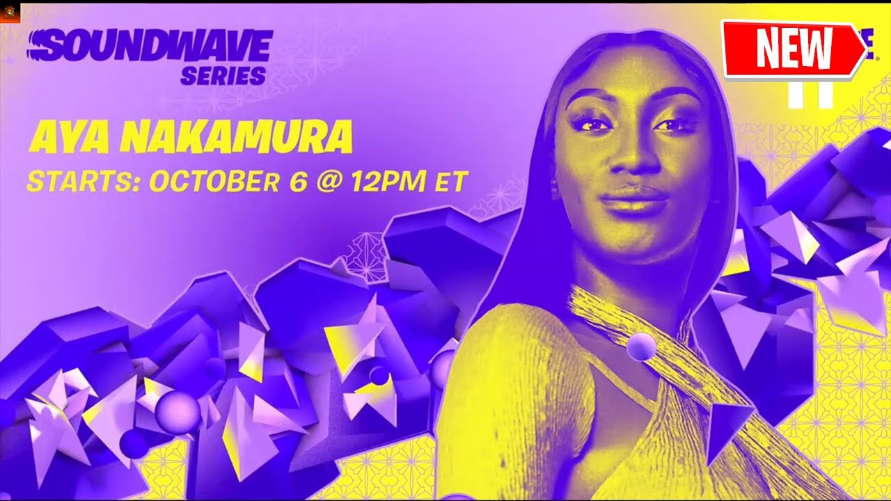 Fortnite - Soundwave Series Aya Nakamura ( Aya Nakamura Spray) Rewards.