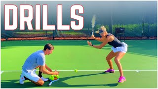 High Intensity Tennis Drills | Improve Your Footwork and Racquet Head Speed