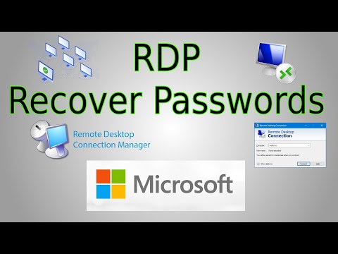 How to Recover lost RDP Passwords (Decrypt Remote Desktop Connection Manager saved passwords)