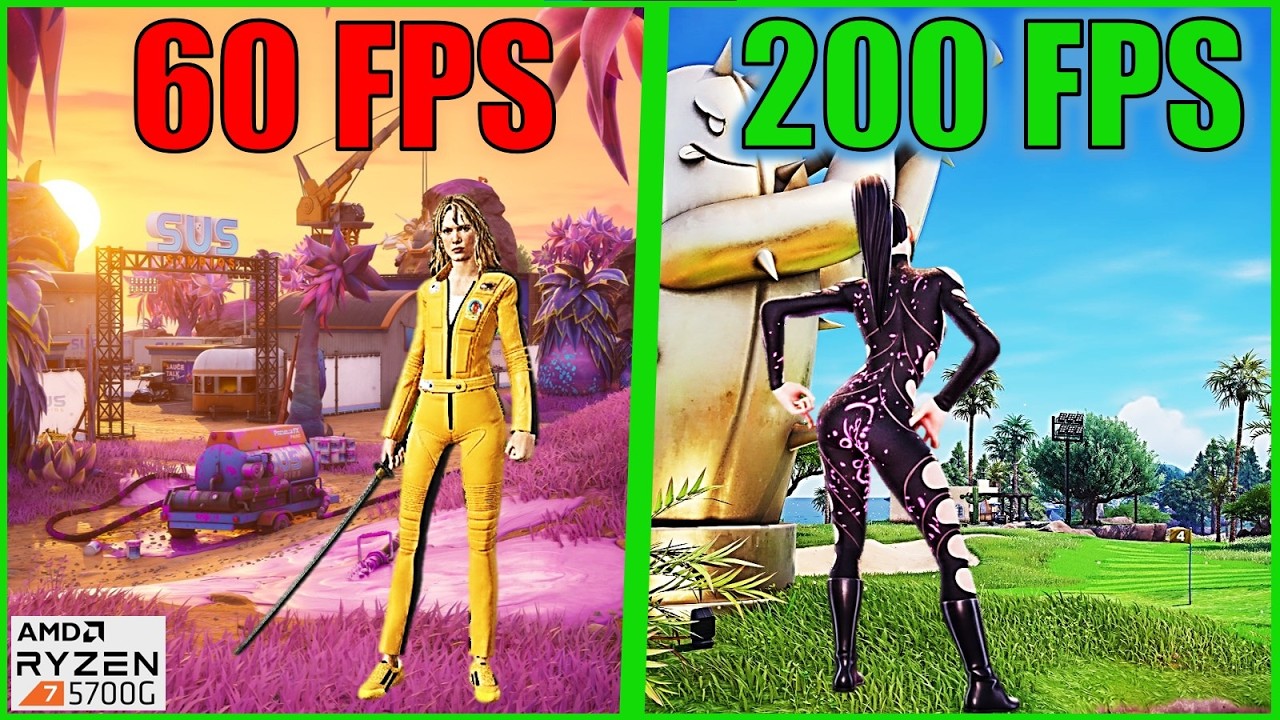 200 FPS en Fortnite con Ryzen 7 5700g? 🔴