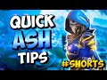 Quick Ash Tips For Apex Legends! #Shorts