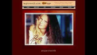 Taylor Swift Flash Website In 2003