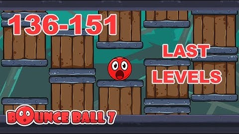 Bounce Ball 7: Red Bounce Ball Adventure Levels 136-151 walkthrough