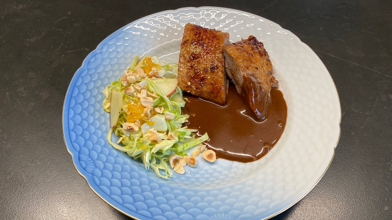 And på rotisseri - med spidskålssalat