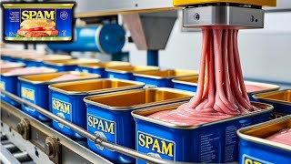 How SPAM Cans Are Made in Factory🥫