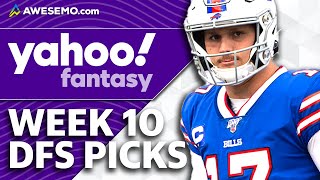 Yahoo Daily Fantasy Football Strategy & Picks Week 10