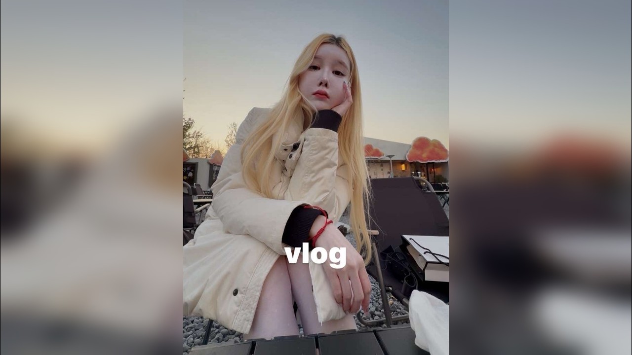 日常vlog | 谁说冬天不能坐室外喝咖啡了。