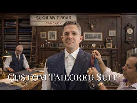 I Got A Custom Suit Made In Bangkok!  Bangkok's BEST Tailor! 🇹🇭