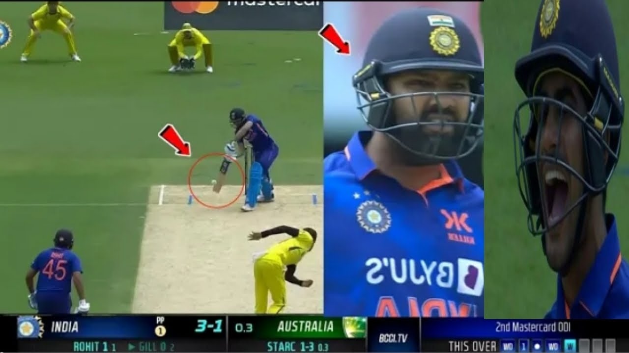 rohit-sharma-furious-on-shubhman-gill-after-gill-hitting-a-bad-shot