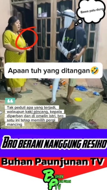 Dipaksa mancing sama istri, ngeri-ngeri sedap 😂‼️ #mancing #hiburanlucu