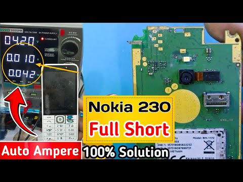 Nokia 230 Rm-1172 Full Short Solution || Nokia 230 Rm-1172 Auto Ampere problem 100 Fix!