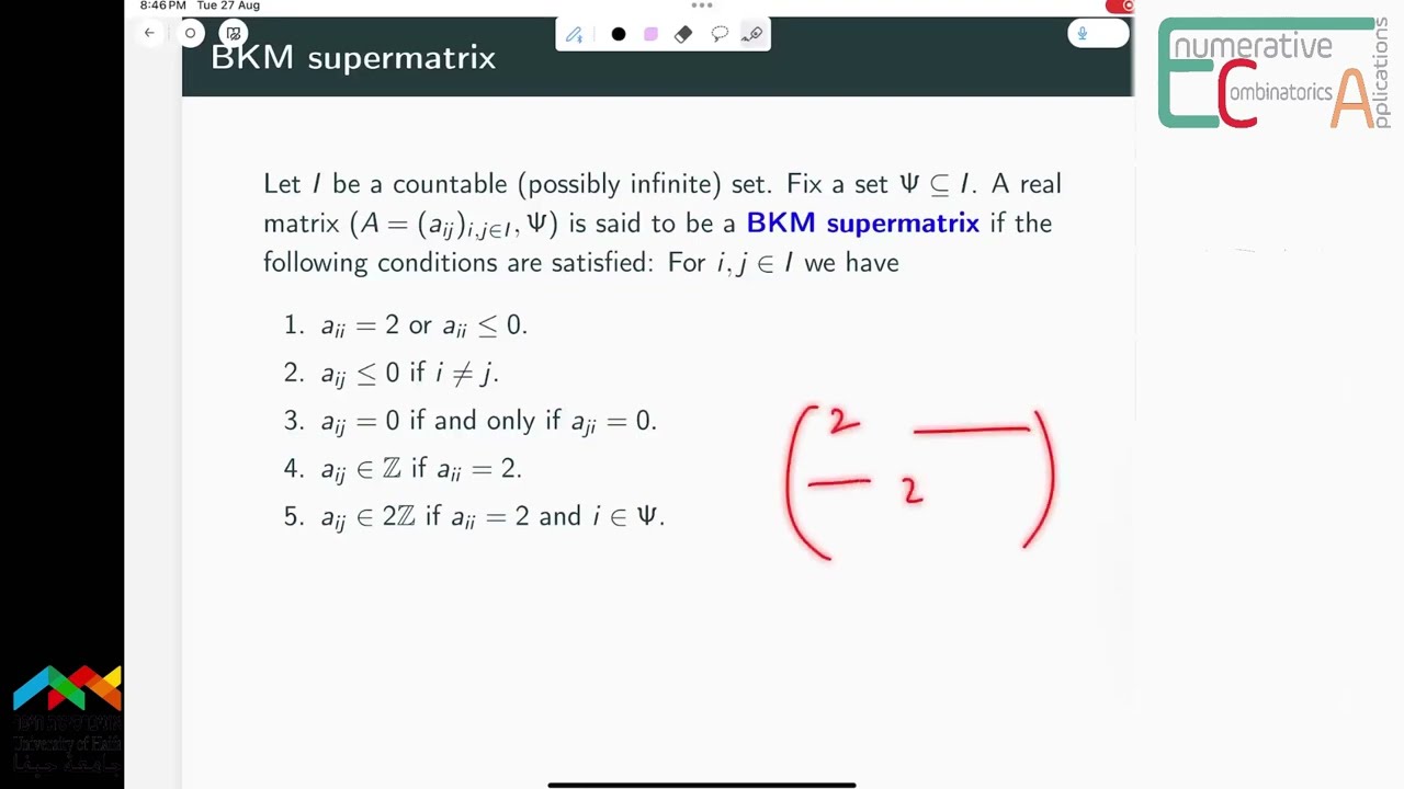 ICECA2024 - Shushma Rani - International Conference on Enumerative Combinatorics & Applications