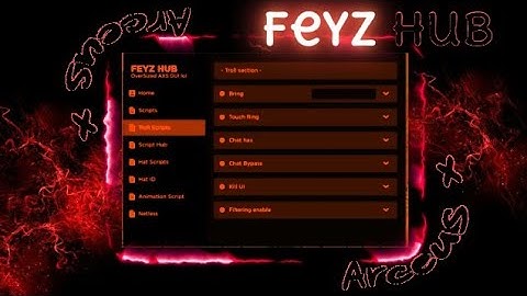 Arceus x | op Feyz hub gui (download in description)