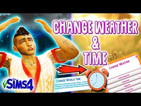 Como mudar Tempo, Tempo e MORE⚡ MCCC Tutorial # 2 (Sims 4)