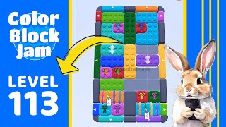 Color Block Jam Level 113 Solution Walkthrough