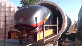 Longest Hyperloop tube in Asia (410 m) #Travel #HighSpeedTrain  #vishwadarshana #modi