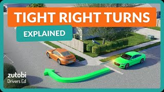 How to Make Tight Right Turns Safely - Driving Instructor Explains