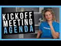 Project Kickoff Meeting Agenda [WHAT TO INCLUDE]