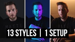 Creating 13 Lighting Styles With 1 Lighting Setup | Nanlite PavoTube ii
