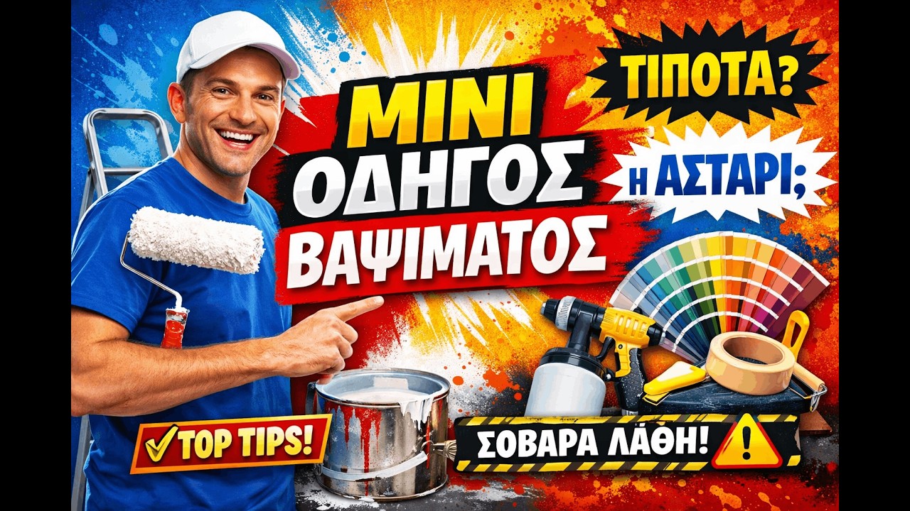 Πώς Βάφεται ΣΩΣΤΑ Ένα Σπίτι — Ο Οδηγός Που Κανένα Συνεργείο Δεν Θα Σου Δώσει