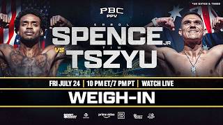 Spence vs. Tszyu WEIGH-IN LIVESTREAM