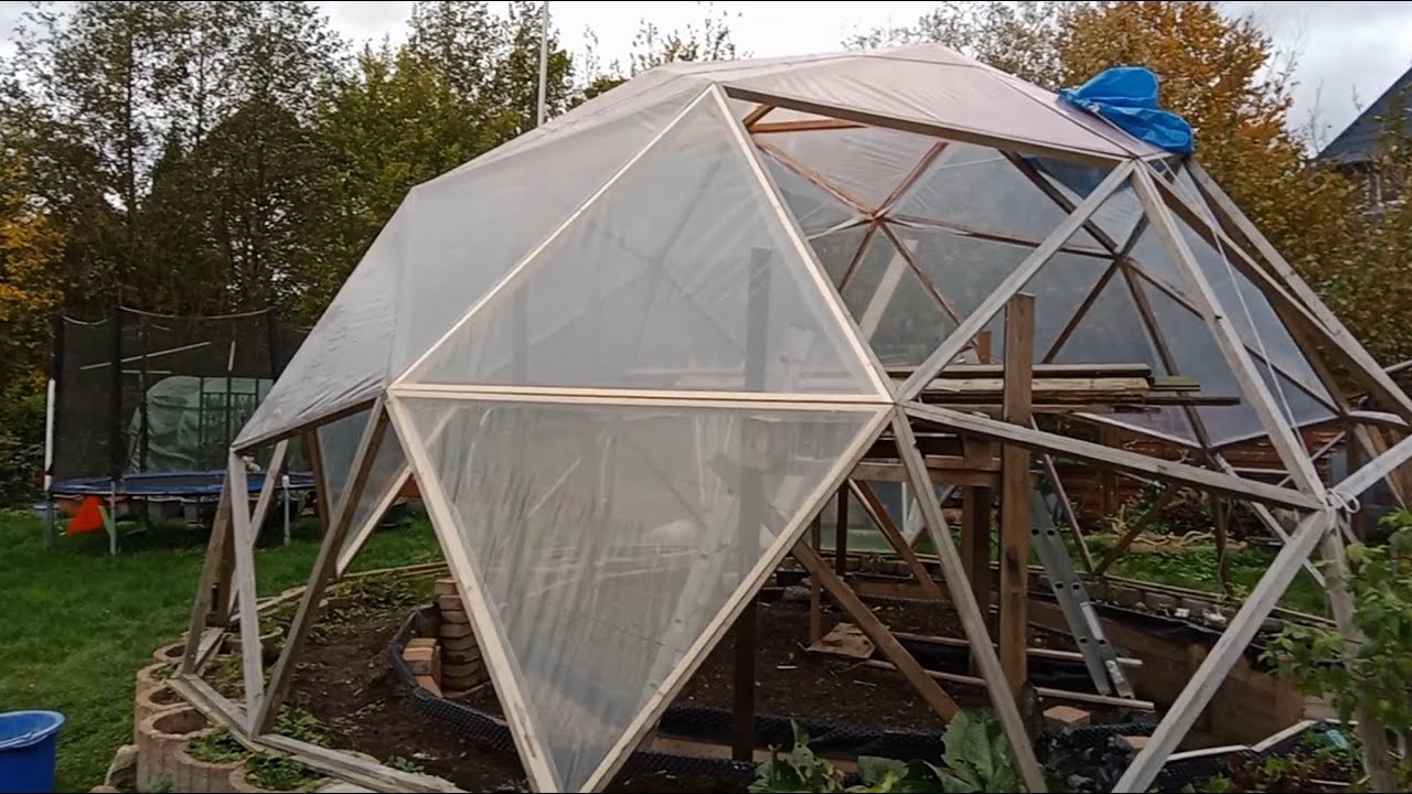 Gewächshaus geodätische Kuppel Neue Dreiecke und ein paar Tipps zum