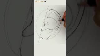 How to Draw an Ear #art #drawing #tutorial
