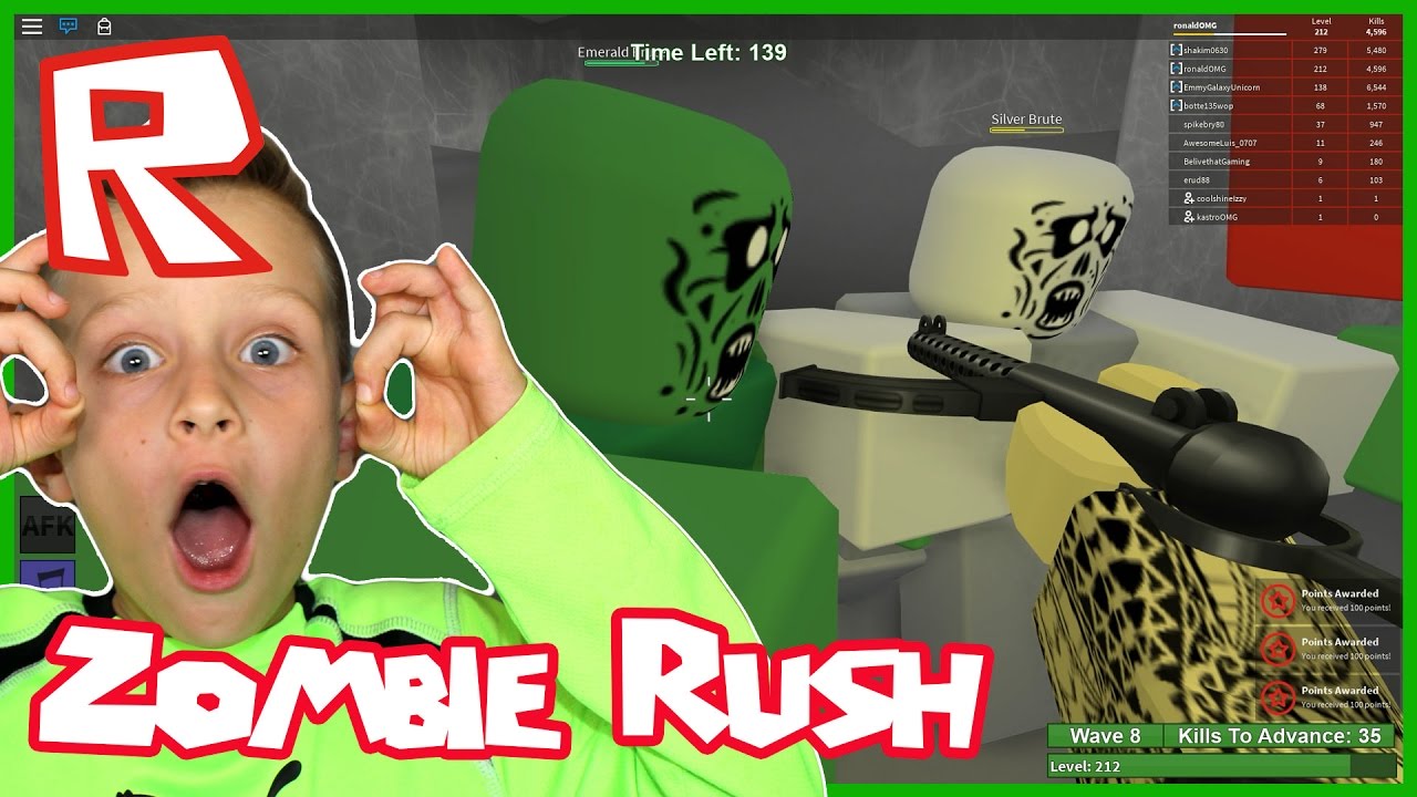 Roblox Zombie Rush Omg Youtube - zombie rush roblox braaaaaains