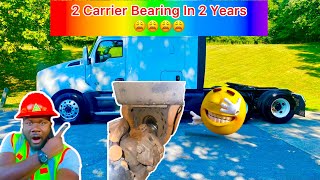 Replacing A Failed Or Bad Carrier Bearing On Kenworth T680 & Peterbilt