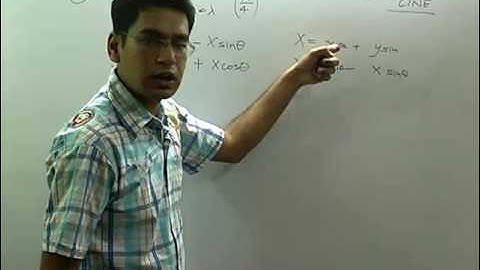 Rotation of Axes and some questions - Straight Lines Part 25