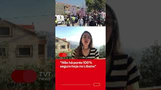 "Não há ponto 100% seguro hoje no Líbano"