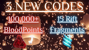 3 NEW CODES for 100,000+ BP & 15 Rift Fragments | Dead By Daylight