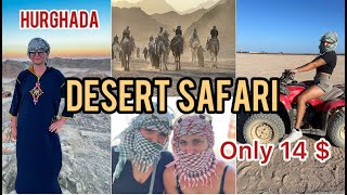 Desert Safari Tour- Hurghada - Quad, Buggy, Jeep, Camels, Dinner, Show, Bedouin Village
