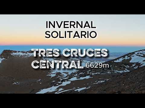 Tres Cruces Central 6629m - INVERNAL, SOLITARIO