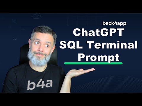 ChatGPT SQL Terminal Prompt