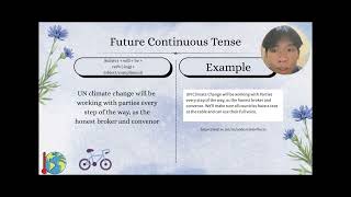 Tenses Oral Presentation Group 4 T29 for UB0013 for SDG 13 : Climate Action