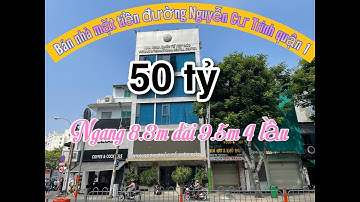 Bán nhà mặt tiền đường Nguyễn Cư Trinh quận 1
