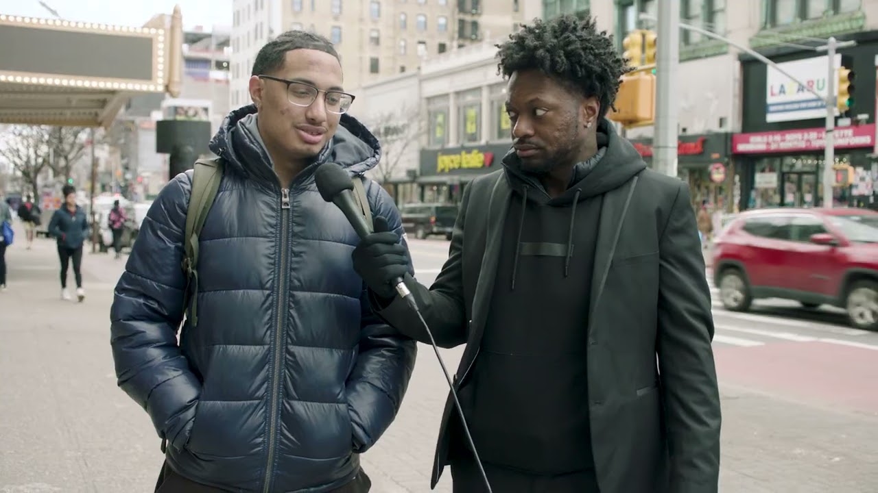 BET X FUNNY MARCO IN NYC - AMERICA IN BLACK STREET INTERVIEWS