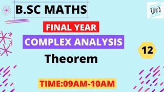 Theorem | lect -12 | Analytic Function | UNIT-1| Complex | B.Sc Final Year Net Worth