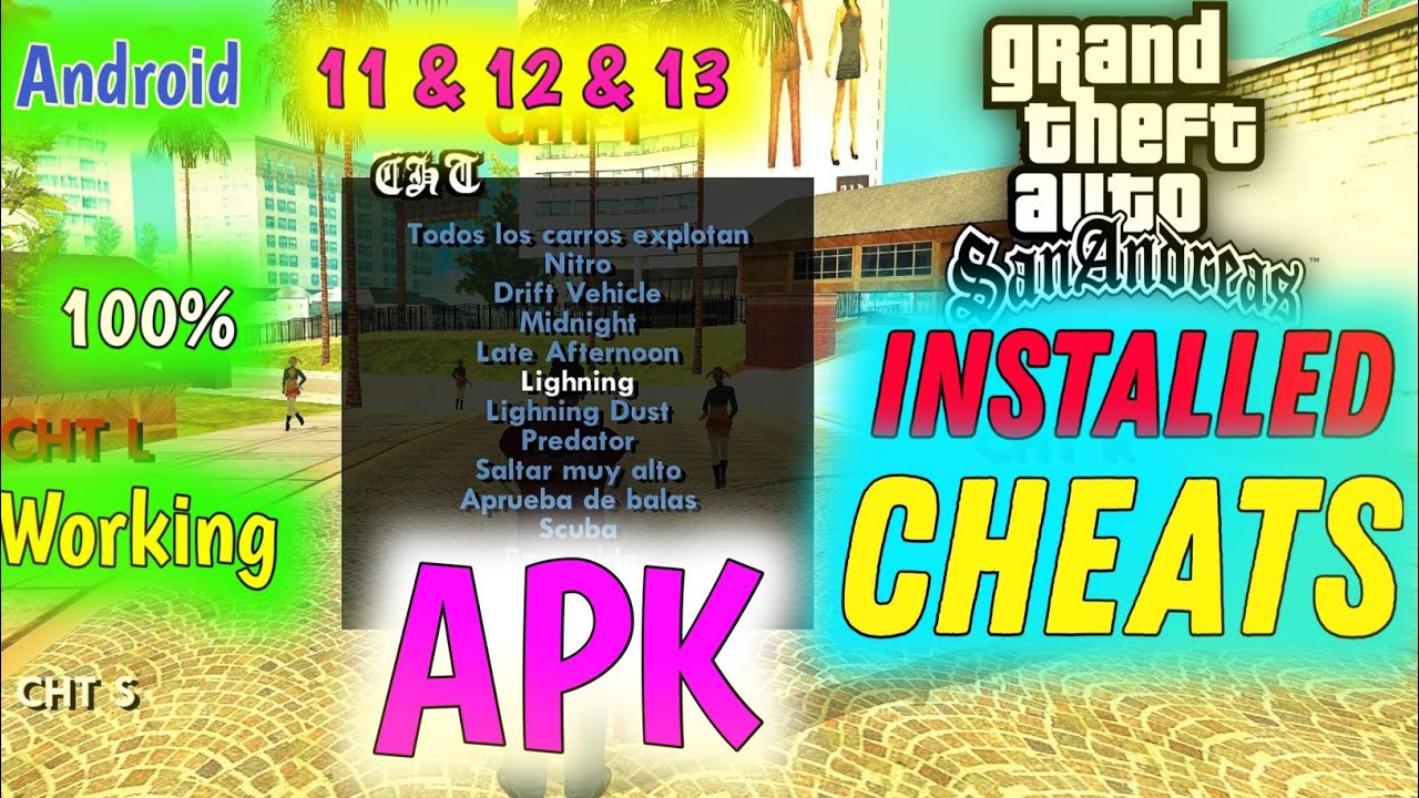Download do APK de Cheats for GTA San Andreas para Android