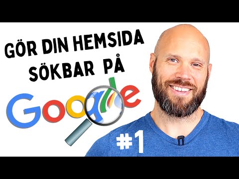 SÖKMOTOROPTIMERING (SEO) - Komplett kurs DEL 1 [SEO kurs på Svenska, Göra hemsida sökbar på Google]