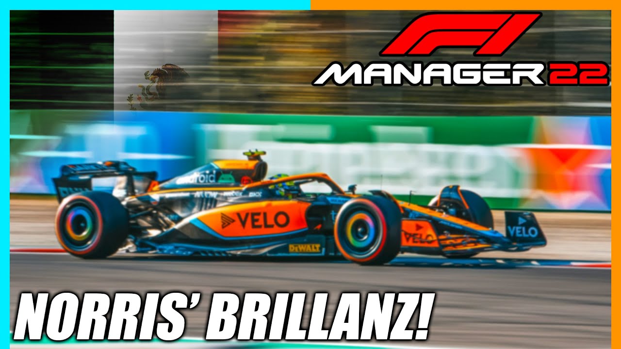 Norris 22 Racing Letters Norris' Brillanz! 🤩 | F1 22 Manager Karriere #32 - YouTube