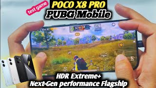 POCO X8 PRO Test Game PUBG Mobile HDR Extreme+ 90fps Graphics Performance Flagship | Full Handcam