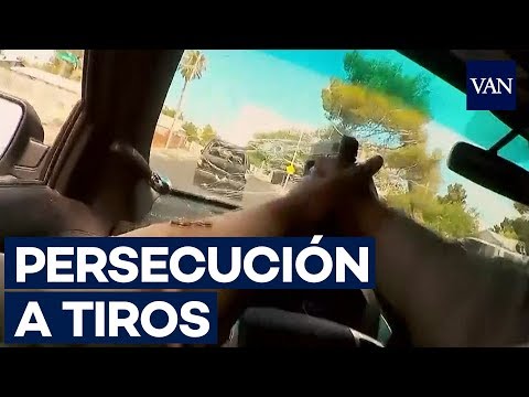 PERSECUCIÓN POLICIAL y tiroteo en Las Vegas