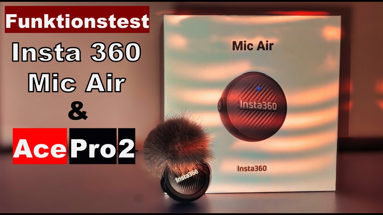 Insta Ace Pro 2 und Mic Air wie gut harmoniert das Mikrofon